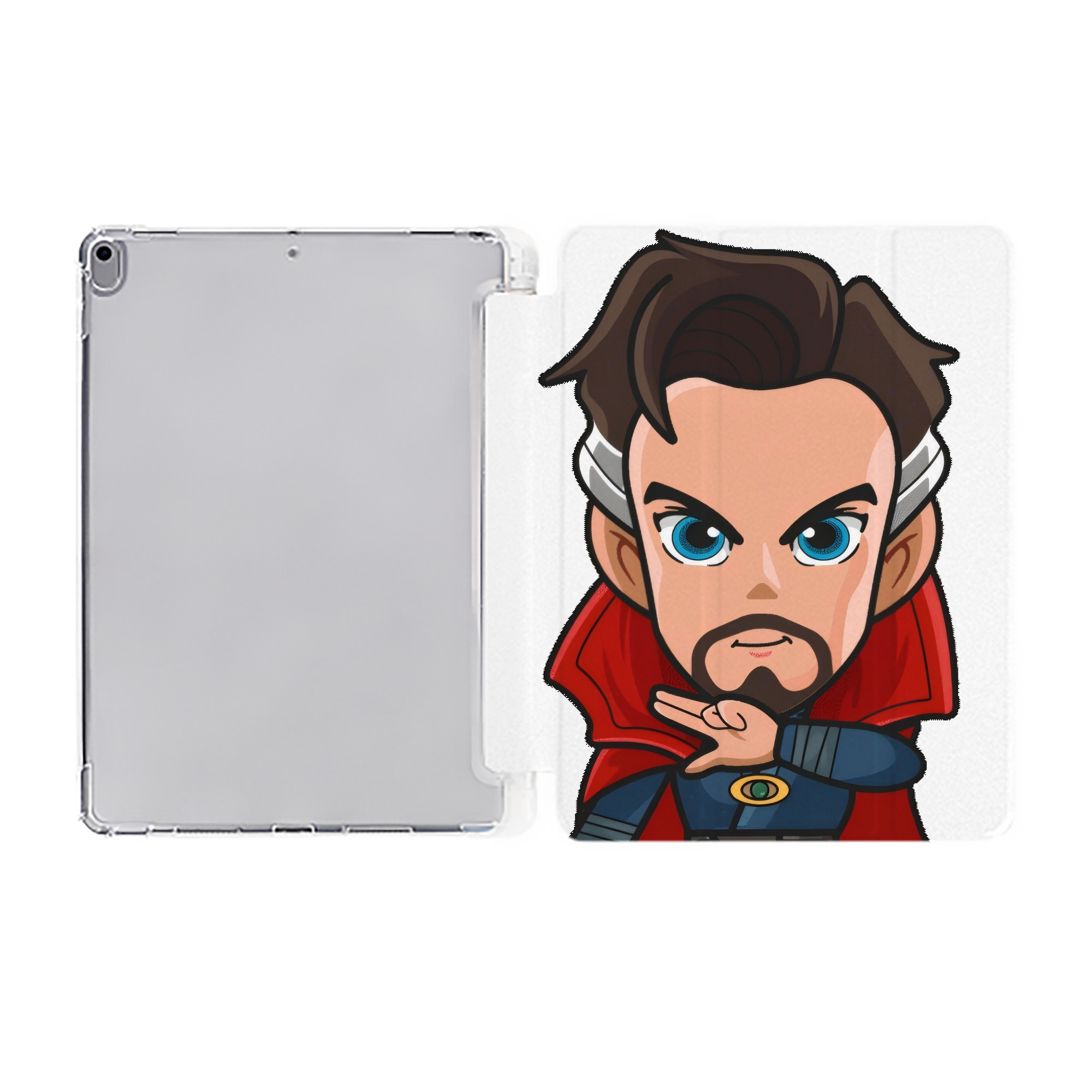 （画像用） アベンジャーズ The Avengers IPad ケース ペン収納付き 三つ折りスタンド PUレザー×シリコン 対応機種9.5/10.5/10.9インチ